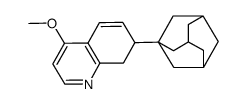 7-(1-金刚烷基)-7,8-二氢-4-甲氧基喹啉 结构式