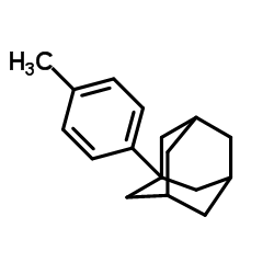 4-(1-金刚烷基)甲苯 结构式