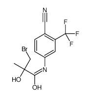 (R)-3-溴-N-(4-氰基-3-(三氟甲基)苯基)-2-羟基-2-甲基丙酰胺 结构式