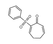 2-(苯磺酰基)-2,6-环庚二烯-1-酮 结构式