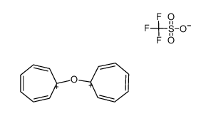 ditropenyliumyl ether bis(trifluoromethanesulfonate) 结构式
