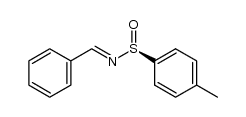 (S,S)-(+)-N-(亚苄基)-对甲苯亚磺酰胺 结构式