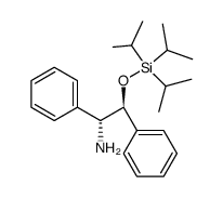 (1R,2S)-1,2-二苯基-2-三异丙基硅氧基乙胺 结构式