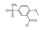 5-(氨基磺酰基)-2-甲氧基苯甲酰氯 结构式