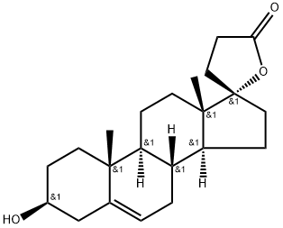 雄甾-5-烯-3,17-二醇-17-丙酸内酯 结构式