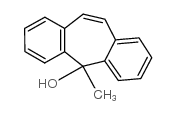 5-Hydroxy-5-methyl-5H-dibenzo[a,d]cycloheptene 结构式