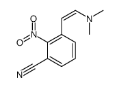 3-[(E)-2-(二甲氨基)乙烯基]-2-硝基苯甲腈 结构式