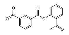 2-acetylphenyl 3-nitrobenzoate 结构式