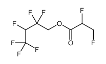 Propanoic acid, 2,3-difluoro-, 2,2,3,4,4,4-hexafluorobutyl ester 结构式