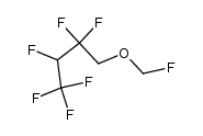 Butane, 1,1,1,2,3,3-hexafluoro-4-(fluoromethoxy)- 结构式