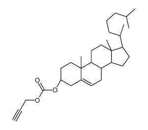 胆固醇2-丙炔基-1-YL碳酸酯 结构式