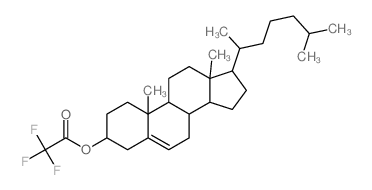 (3beta)-胆甾-5-烯-3-醇三氟乙酸酯 结构式