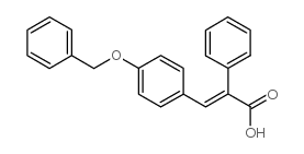 3-[4-(苄氧基)苯基]-2-苯丙烯酸 结构式