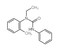 1-ETHYL-3-PHENYL-1-(O-TOLYL)UREA 结构式
