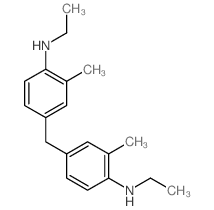 Benzenamine,4,4'-methylenebis[N-ethyl-2-methyl- 结构式
