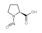 N-亚硝基-L-脯氨酸 结构式