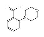 2-(4-吗啉基)苯甲酸 结构式