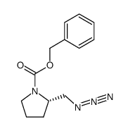 (2S)-1-Cbz-2-(叠氮甲基)-吡咯烷 结构式