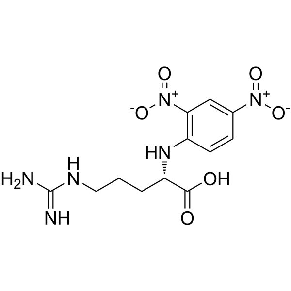 NΑ-2,4-二硝基苯-L-精氨酸 结构式