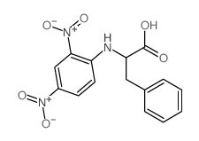 N-(2,4-二硝基苯基)-D-苯丙氨酸 结构式