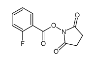 2-氟苯甲酸-2,5-二氧代-1-吡咯烷基酯 结构式