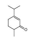 (±)-3-(isopropyl)-6-methylcyclohex-2-en-1-one 结构式
