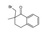 2-(溴甲基)-2-甲基-3,4-二氢萘-1(2H)-酮 结构式