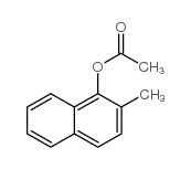 2-甲基萘酚-1-乙酸酯 结构式