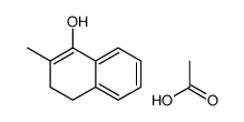 2-甲基-3,4-二氢-1-萘酚乙酸酯 结构式