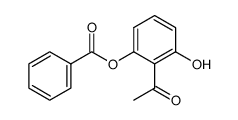 1-[2-(苯甲酰氧基)-6-羟基苯基]乙酮 结构式