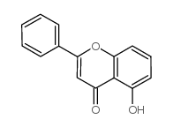 5-羟基黄酮 结构式