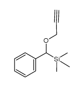 Benzene, [(2-propyn-1-yloxy)(trimethylsilyl)methyl]- 结构式