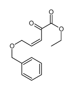 (3E)-2-氧代-5-(苄氧基)-3-戊烯酸乙酯 结构式