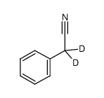 苯乙腈-D2 结构式