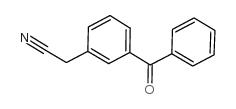 3-苯甲酰苯基乙腈 结构式