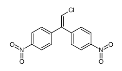 1-[2-氯-1-(4-硝基苯基)乙烯基]-4-硝基苯 结构式