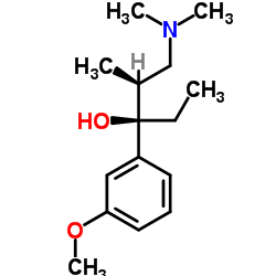(2R,3R)-3-(3-甲氧基苯基)-N,N,2-三甲基戊胺 结构式