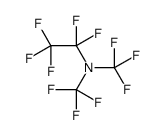 1,1,2,2,2-五氟-N,N-双(三氟甲基)乙胺 结构式