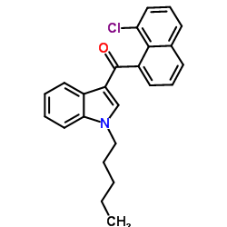 (8-chloronaphthalen-1-yl)-(1-pentylindol-3-yl)methanone 结构式