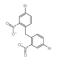 4,4'-二溴-2,2'-二硝基二苯甲烷 结构式