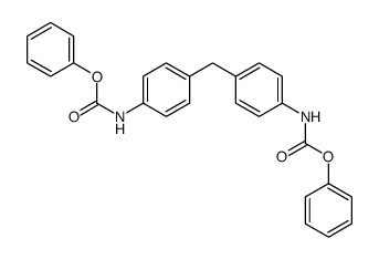 N,N'-[亚甲基二(4,1-亚苯基)]二氨基甲酸二苯酯 结构式