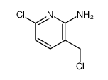 6-氯-3-(氯甲基)吡啶-2-胺 结构式