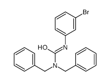 1,1-二苄基-3-(3-溴苯基)脲 结构式