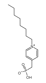 Pyridinium, 1-octyl-4-(phosphonomethyl)-, inner salt (9CI) 结构式