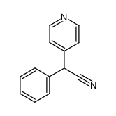 4-Pyridineacetonitrile, α-phenyl- 结构式