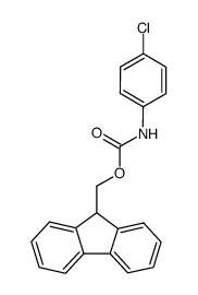 N-(4-氯苯基)氨基甲酸-9H-芴-9-基甲酯 结构式