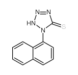 1-(1-萘基)-1H-四唑-5-硫醇 结构式