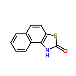 萘并[1,2-d][1,3]噻唑-2(1H)-酮 结构式