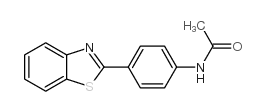 N-(4-苯并噻唑-2-基-苯基)-乙酰胺 结构式
