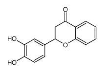 2-(3,4-二羟基苯基)-2,3-二氢色烯-4-酮 结构式